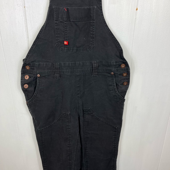 Vintage Dickies Cotton Bib Overalls Double Knee Sz 32 - Picture 3 of 7